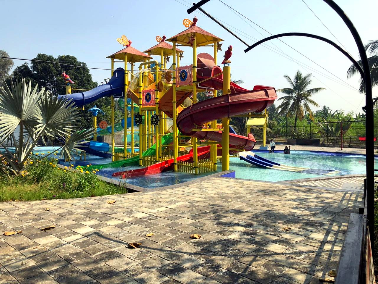 Water park slides