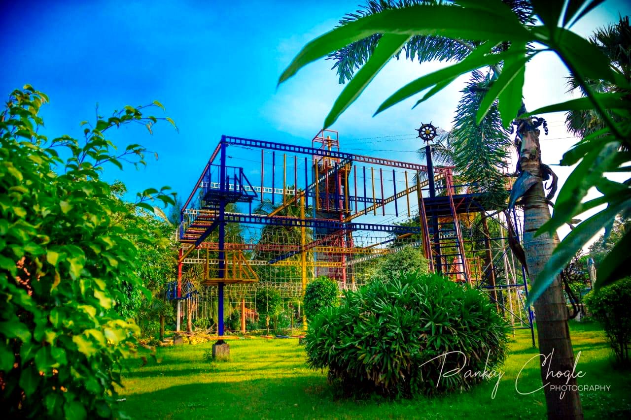 Adventure park in the greens