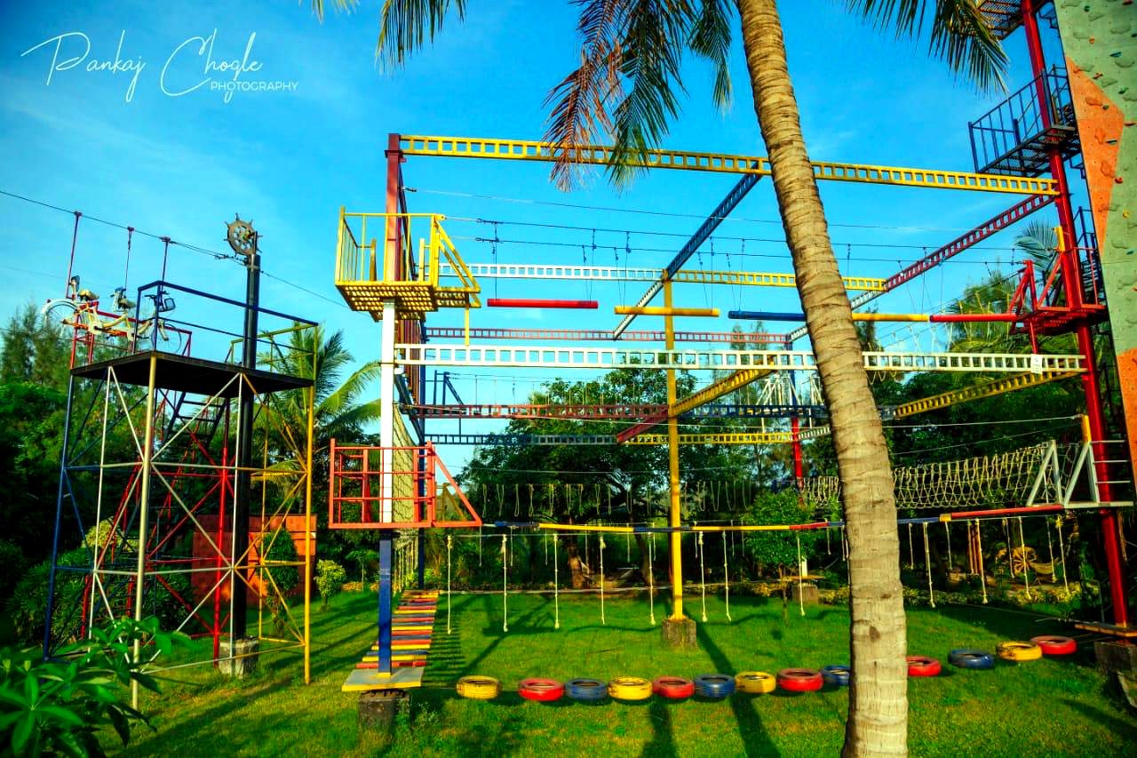 High rope adventure course