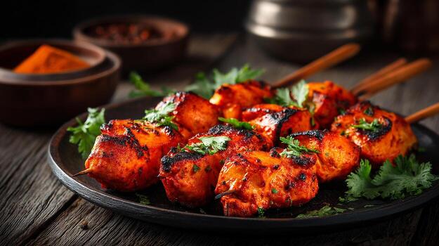 Chicken kebab evening snacks
